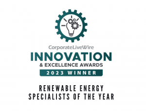 Renewable Energy Specialists of the Year at the Innovation and Excellence Awards